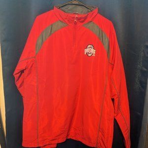 Ohio State Varsity Buckeyes Windbreaker - Red Medium